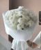7 белых кустовых хризантем Алтай №4366